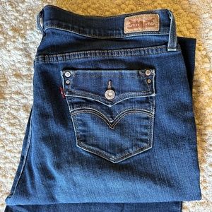 Women's Levi's 505 Straight Leg Jeans Size 16M W33 x 32 Nice Condition